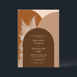 Pampass foncé et Arches Faire-part de mariage<br><div class="desc">J'ai créé cette suite mariage inspirée de pelouse et d'arcs de pampas moelleux aux couleurs du désert. Collection complète https://www.zazzle.com/collections/pampass-119716034382084568</div>