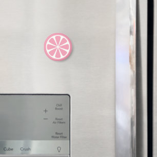 Pamplemousse rose tranche d'été Aimant aux fruits