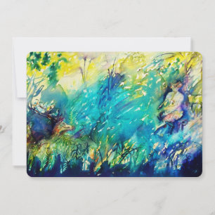 PAN ET CERF DANS LA FORÊT