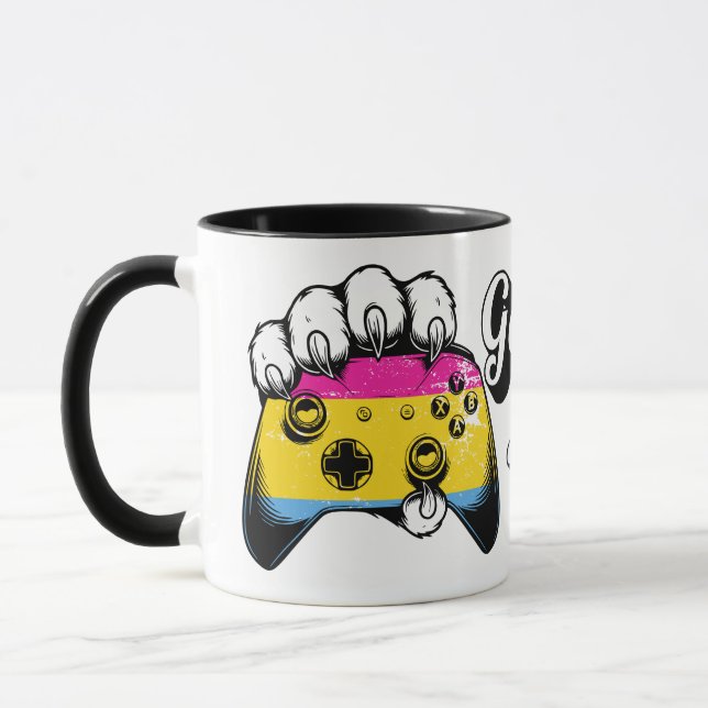 Pan Pride Game On Tiger Paw Controller Mug 2026 (Gauche)