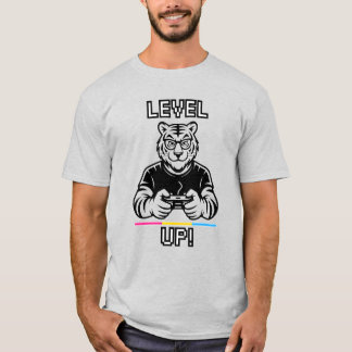 Pan Pride Gaymer Tiger Niveau Supérieur T-Shirt -