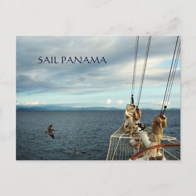 Panama Voile Souvenir Carte postale Voyage (Devant)