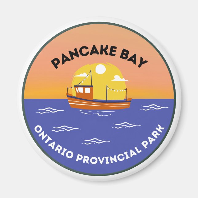 Pancake Bay Ontario Provincial Park Magnet (Devant)