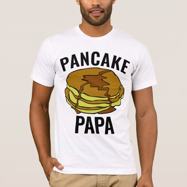 PANCAKE DAD PAPA T-SHIRTS (Devant)