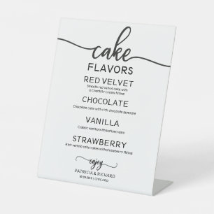 Pancake saveurs Noir et Blanc Panneau de calligrap