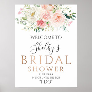 Pancarte de douche de mariée, décoration de douche