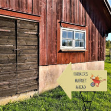 Flèche du marché des agriculteurs