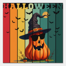 Halloween mignon drôle citrouille vintage automne