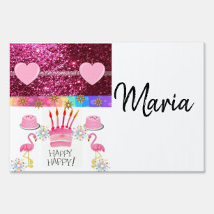 Articles Joyeux Anniversaire Maria De Maison Decoration Zazzle Fr