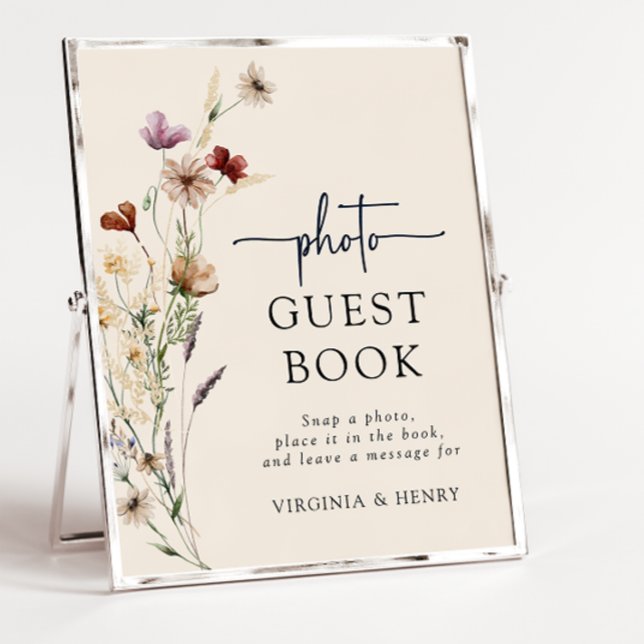 Pancarte livre d'or photo (Photo Guest Book sign
)