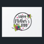 Pancarte Mother Art Happy Mommy Day<br><div class="desc">Mother Art Happy Mommy Day</div>