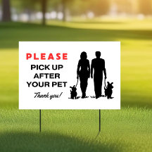 S'il vous plaît prendre après votre animal de comp