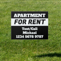 Simple bLACK Apartment for Rent Phone Number