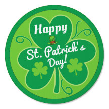 St. Patrick's Day, Shamrock irlandais Coroplast