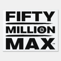 Symbole de l'affiche Cinquante Million Max™ noir 1