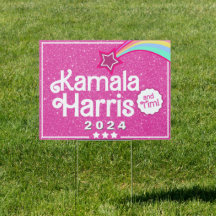 Symbole moderne de Parties scintillant rose Kamala