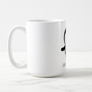 Panda à visage noir mignon sur tasse