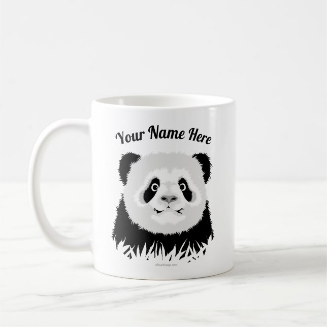 Panda Bear Café Mug (Gauche)