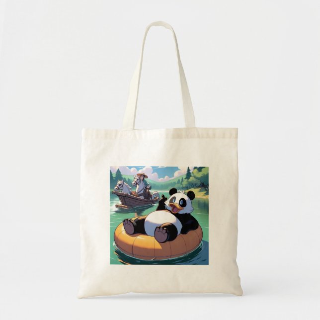 Panda bear dans un sac fourre-tout de piscine (Devant)