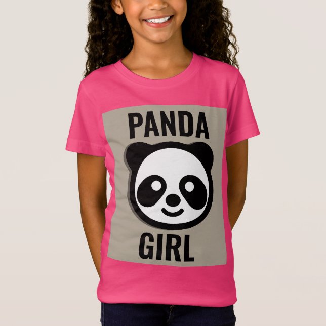 PANDA BEAR GIRLS T-SHIRTS (Devant)