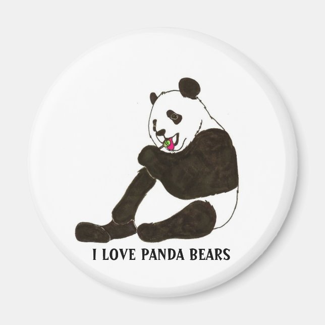PANDA BEAR MAGNET (Devant)