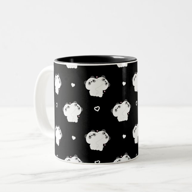 Panda Couple Mug (Devant gauche)