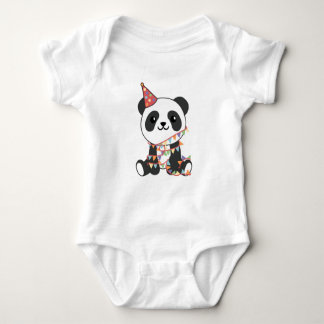 Panda d'anniversaire pour enfants Un body bébé d'a