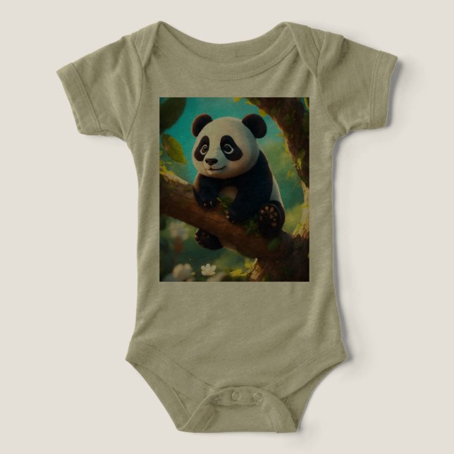 Panda dans l'arbre enchanté (Design Recto)