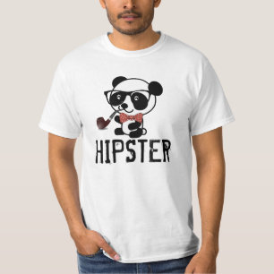 PANDA de HIPPIE avec le T-shirts drôle de TUYAU
