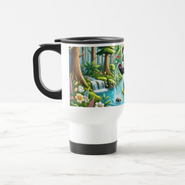 Panda de la chance Voyage Mug 1 (Gauche)