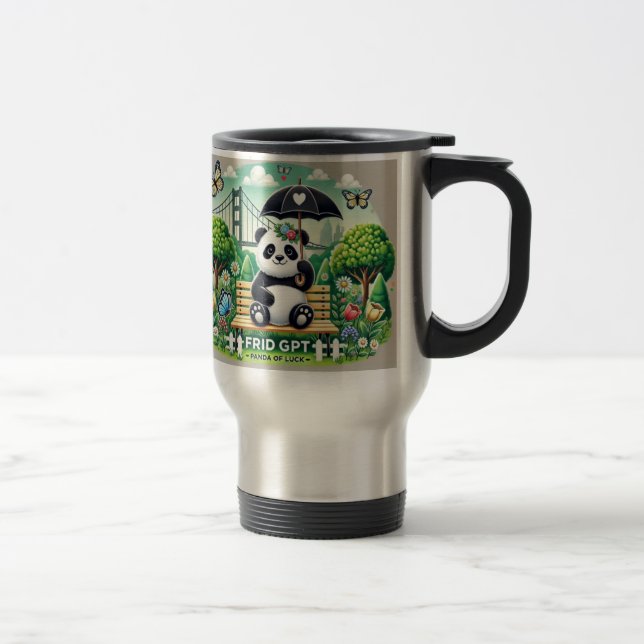 Panda de la chance Voyage Mug 8 (Droit)