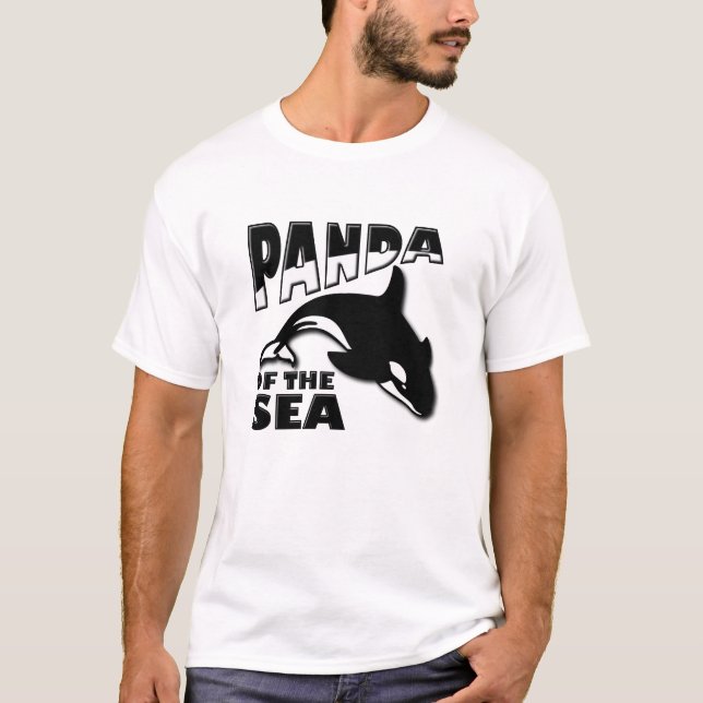Panda de la mer Tshirt drôle (Devant)