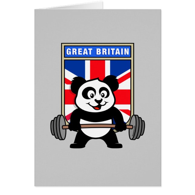 Panda d'haltérophilie britannique (Devant)