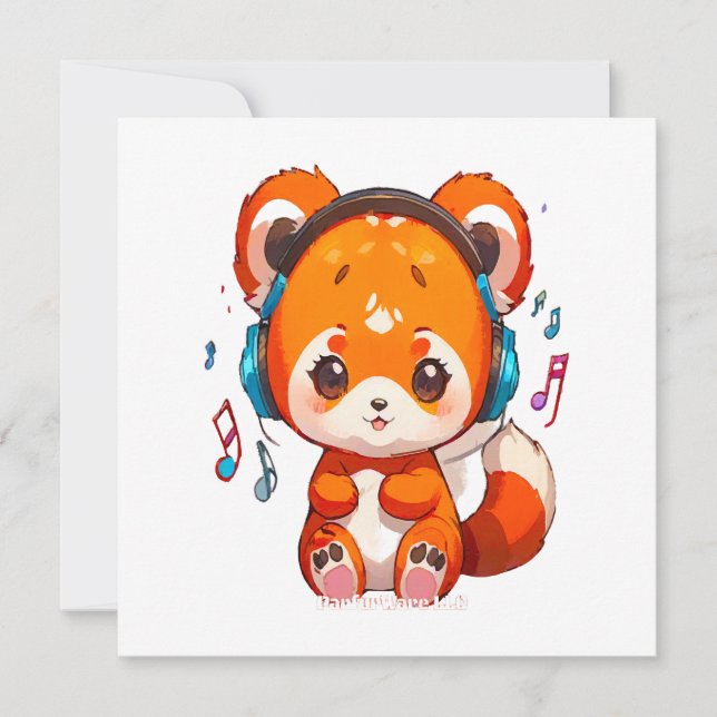 Panda écoutant de la musique Kpop (Devant)