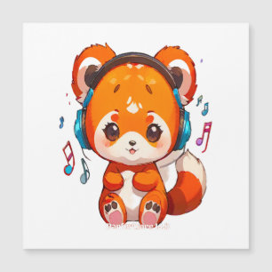 Panda écoutant de la musique Kpop