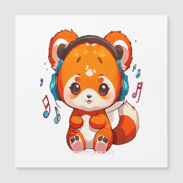 Panda écoutant de la musique Kpop (Devant)