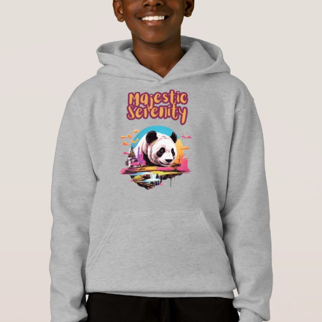 Panda en couleur : Panda vibre dans son habitat (Devant)