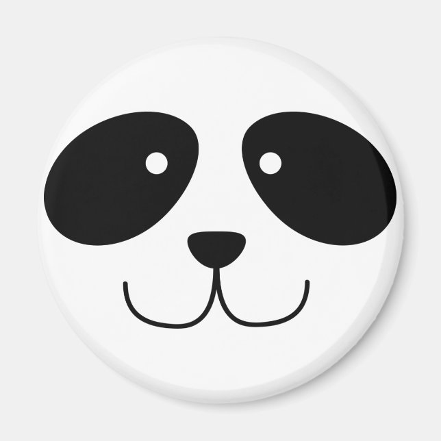 Panda Face Magnet (Devant)