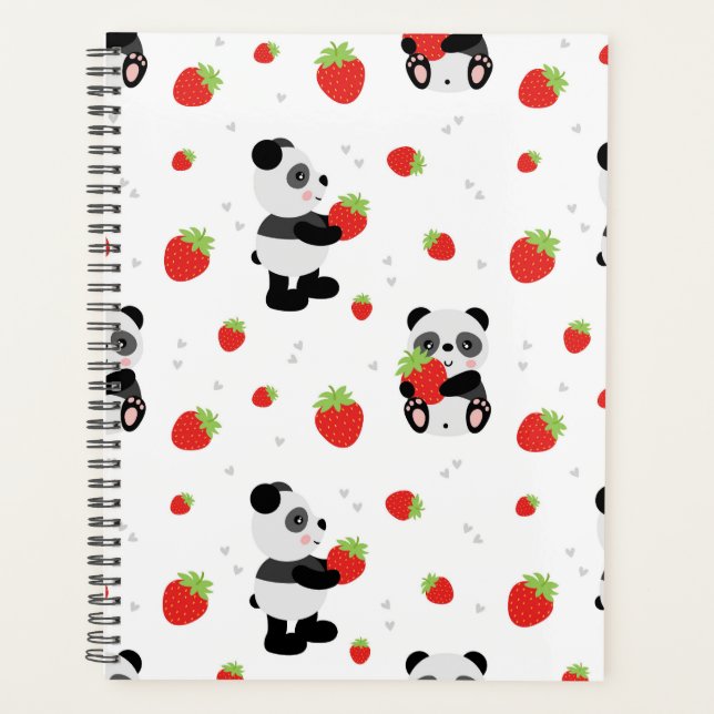 Panda fofo com morango (Devant)