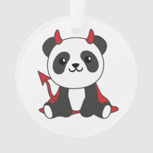 Panda Halloween Cute Devil Enfants Sorcières Costu