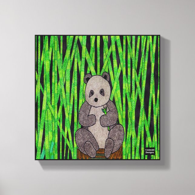 Panda - Impression sur toile (Recto)