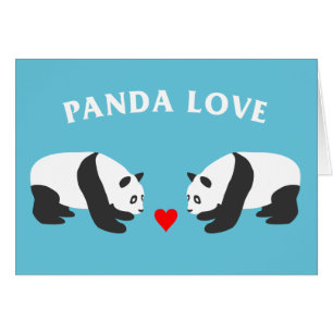 Panda Love (Bleu)