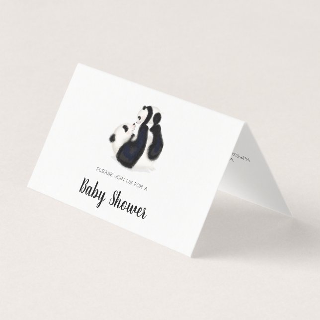 Panda mère et baby shower petit (Front)