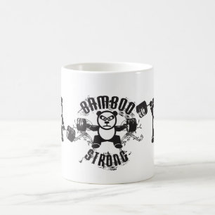 - Panda mignon d'haltérophilie - tasse forte en
