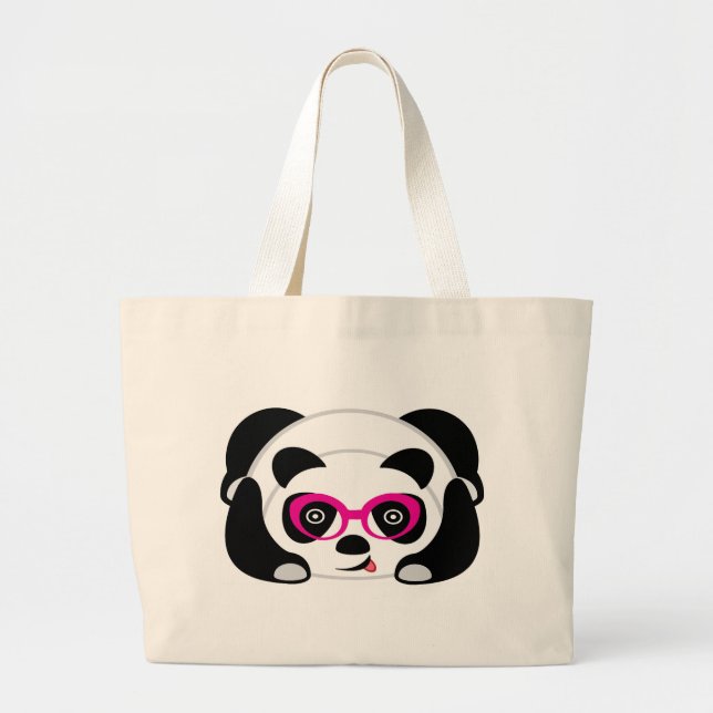 Panda mignon enorme de Fourre-tout de sac (Devant)