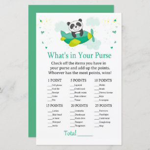 Panda mignonne Qu'y a-t-il dans votre sac à main