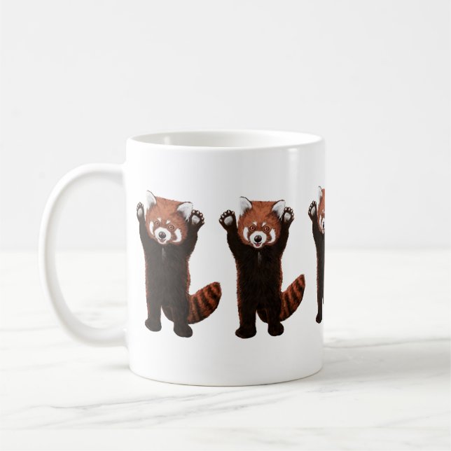 Panda Mug rouge (Gauche)