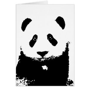 Panda noir et blanc
