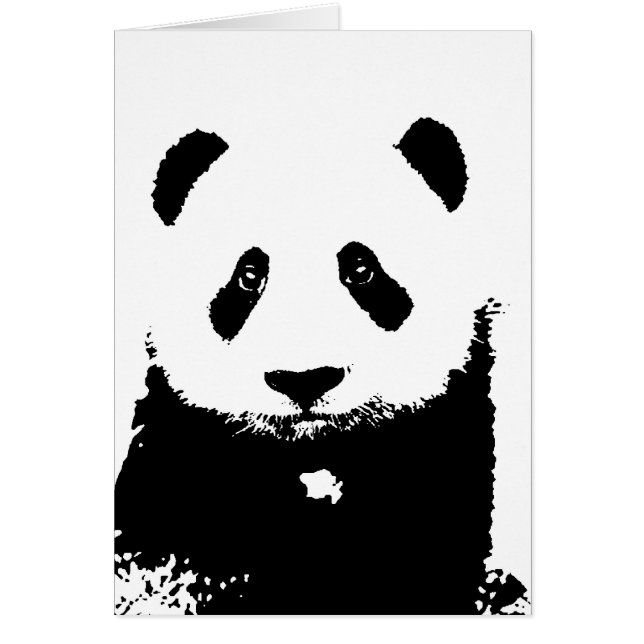 Panda noir et blanc (Devant)