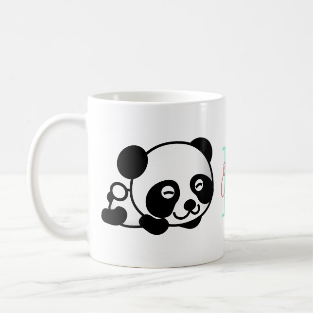 Panda Nommé Mug (Gauche)